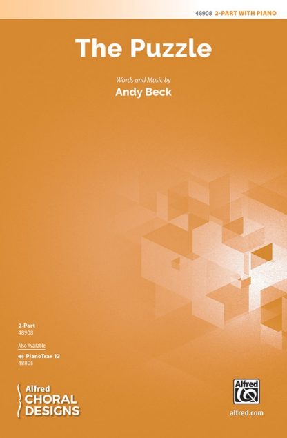 Sheet music cover for the song "The Puzzle" (2-Part) by Beck