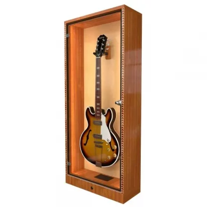 Show-Case Deluxe Guitar Display Cabinet with Lock