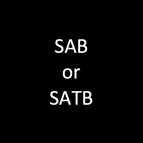 SAB or SATB