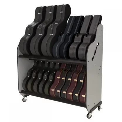 Band Room™ Double Stack Mariachi Guitar Racks (Cases Only)