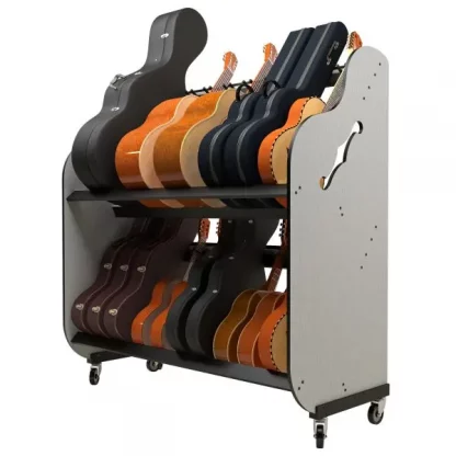 Band Room™ Double Stack Mariachi Guitar Racks (Guitars & Cases)