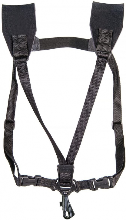 Bari Sax Soft Harness (Junior, Swivel, Black) - Neotech